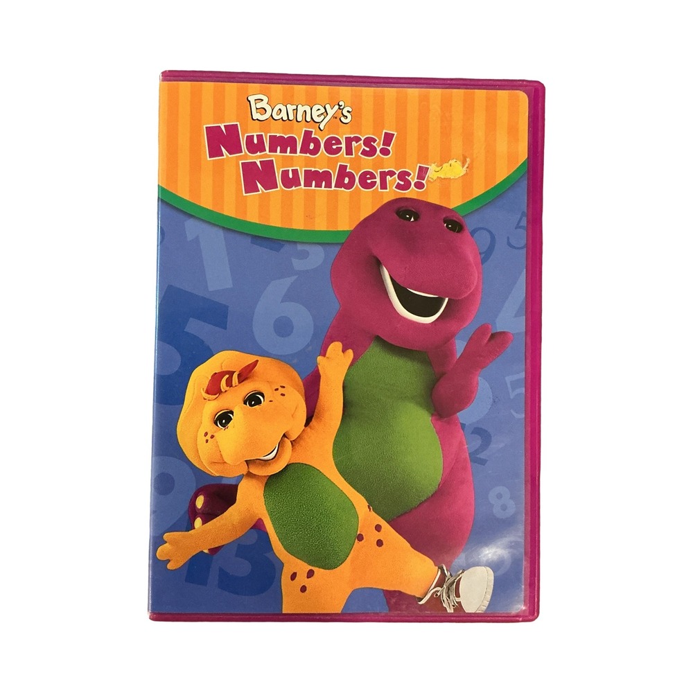 Barney's Numbers! Numbers! DVD 2004 Vintage Kids Learning Counting BJ Hit Video
